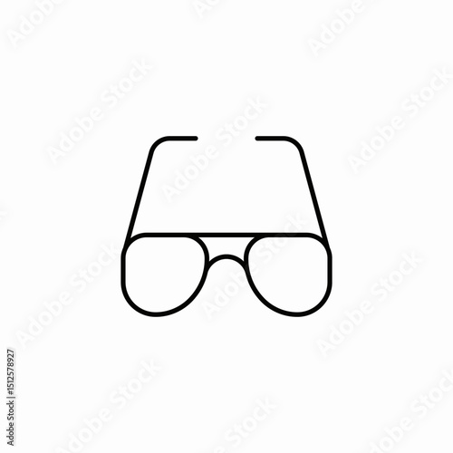 sun glasses icon sign vector