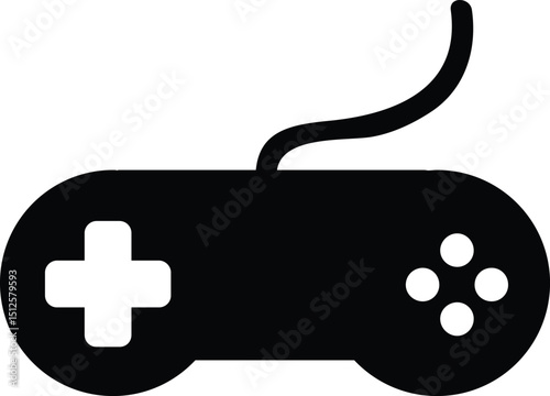 video game controller isloated on a white background