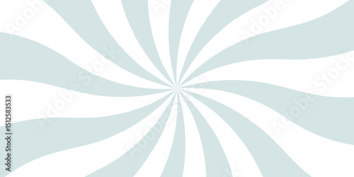 White and gray retro background with rays cartoon texture background. vector illustration circle light banner cartoon add design. Spiral radial striped backdrop design. Vintage sunrays illustration