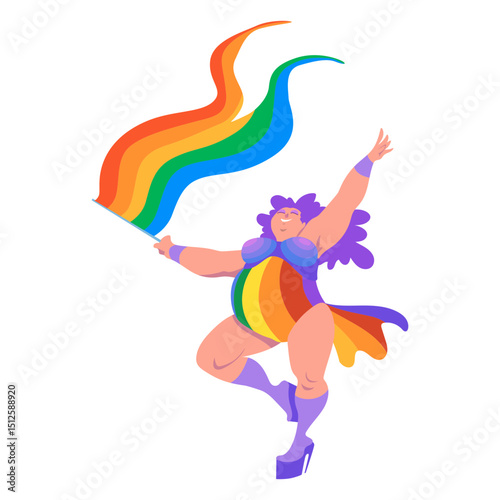 Plus size girl pride