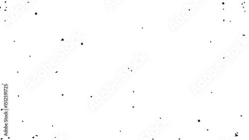Grunge ink dots grained texture on white background. Ink splashes seamless pattern. Black ink spray texture.
