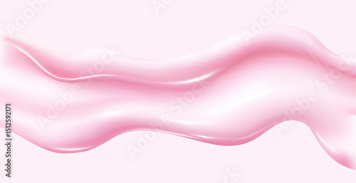 Liquid vector dripping ice cream texture.Glossy sugary flow drip.
