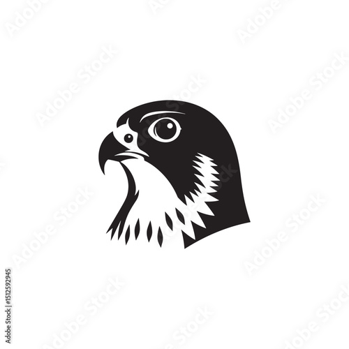 **"Swift Peregrine Falcon Vector Silhouette: High-Speed Raptor Design Featuring Sleek Body, Sharp Talons, and Stooping Pose in Clean, Minimalist Style for Crafts and Digital Art"**
