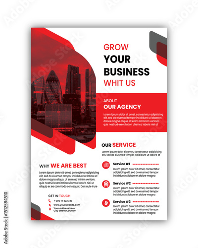 Flayer template modern design with A4. Digital marketing agency flyer, business marketing flyer. Digital marketing new flyer. Modern a4 business flayer template layout design.