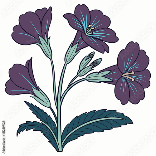 Nature's Glide, Stem Trail, Gentle Rise, Muted Elegance, Elegant Flow, Leaf Song, Silken Petals
