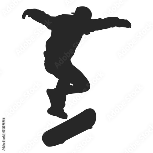 Skateboard silhouette 3