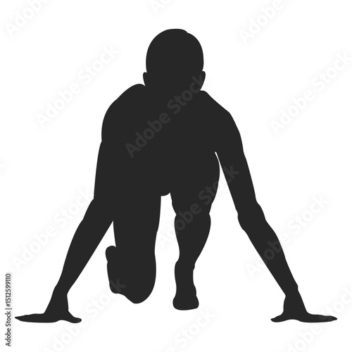 Sportsman on running mark