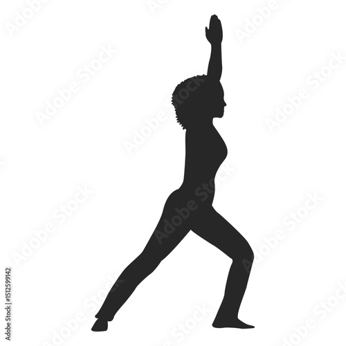 Woman doing yoga 1
