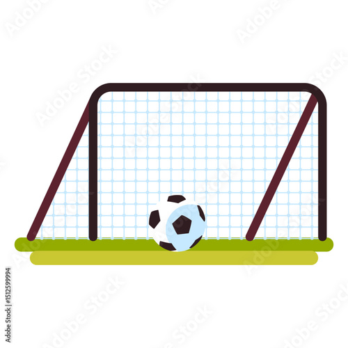Football goal icon playground