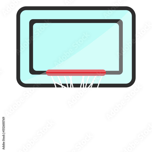 Basketball backboard icon