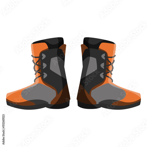 Snowboard boots icon