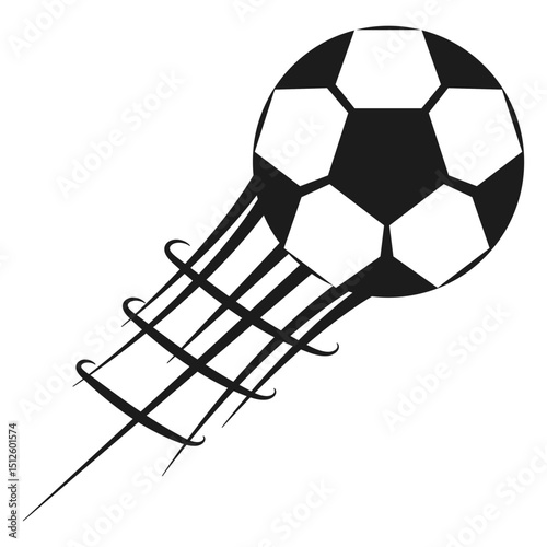 Pentagon football soccer silhouette
