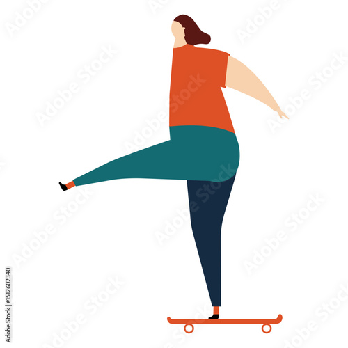 Skateboard skateboarder exercise flat leisure