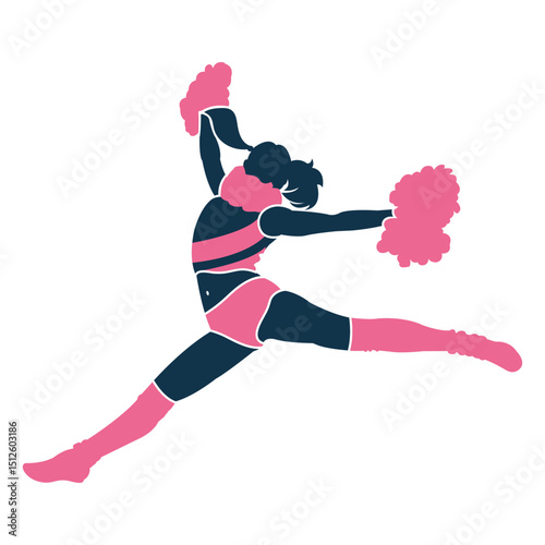 Cheerleader legs spread