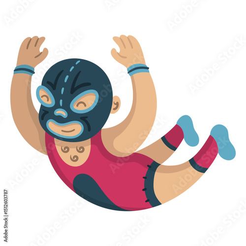 Going down mexican fighter