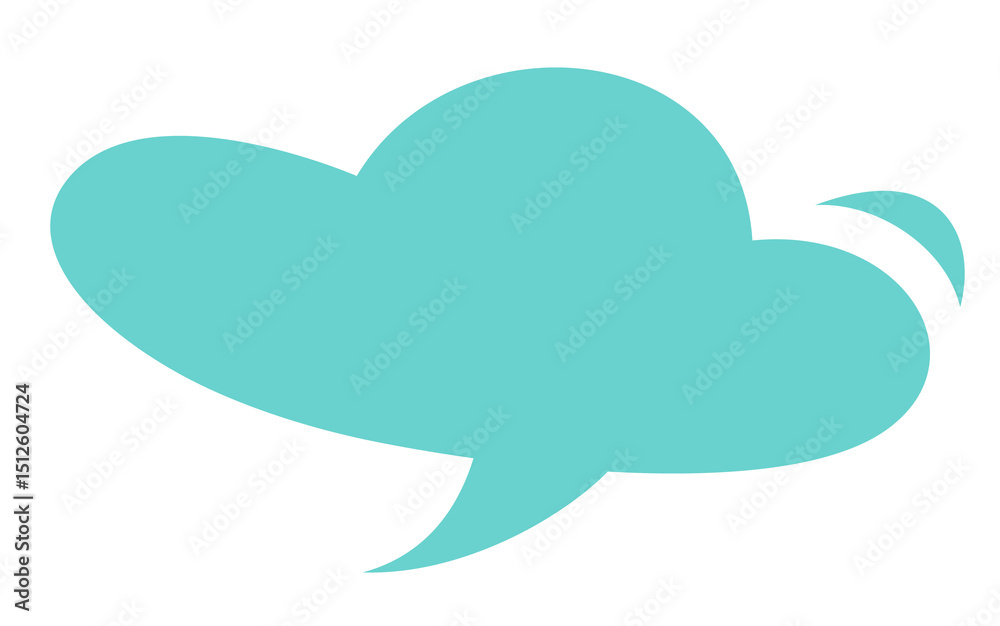 Obraz premium Speech bubble icon for comic book. Message box illustration. Speak balloon sign. Blank dialog frame