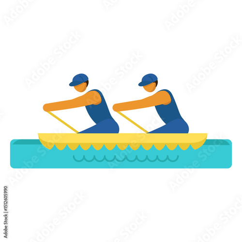 Canoe paralympic pictogram