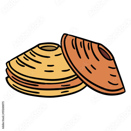 Athletics saucer cones equipment hand drawn