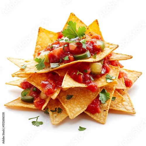 nachos and salsa