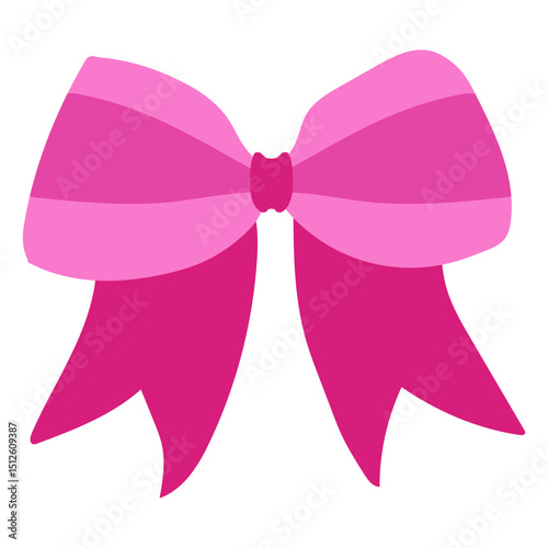 Cheerleader ribbon uniform flat