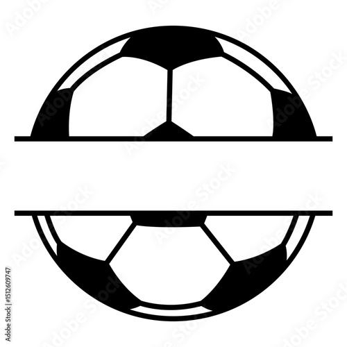Soccer ball split