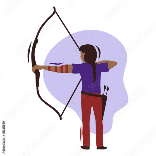 Girl archer flat 