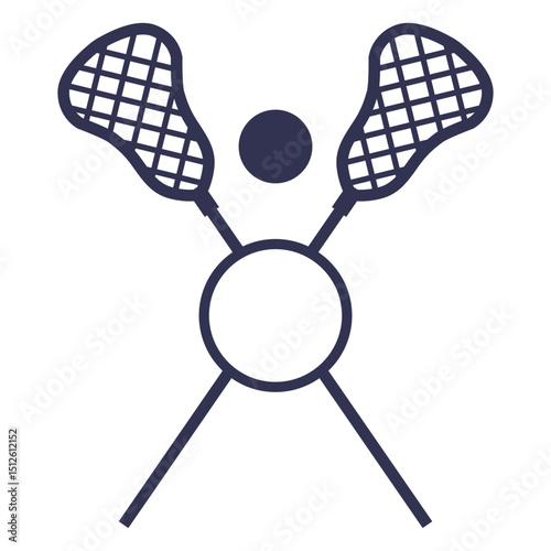Lacrosse Customizable Monogram