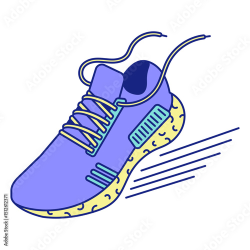 Marathon running clothes shoe