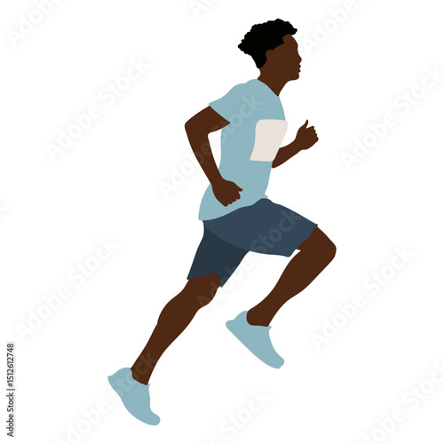 Boy flat runner