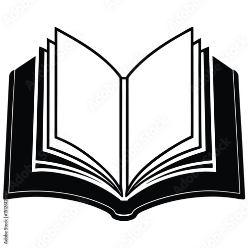 open book vector