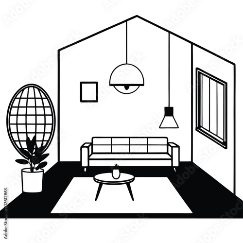interior of a bedroom
