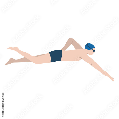 Swimming front crawl