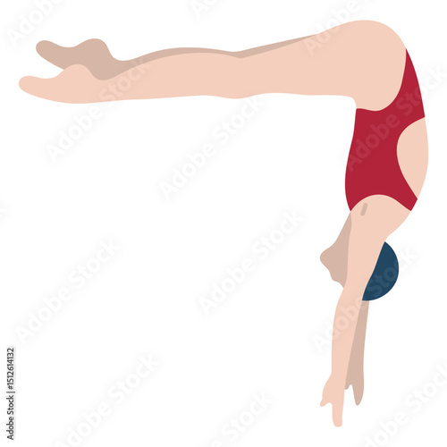 Olympic swimming dive