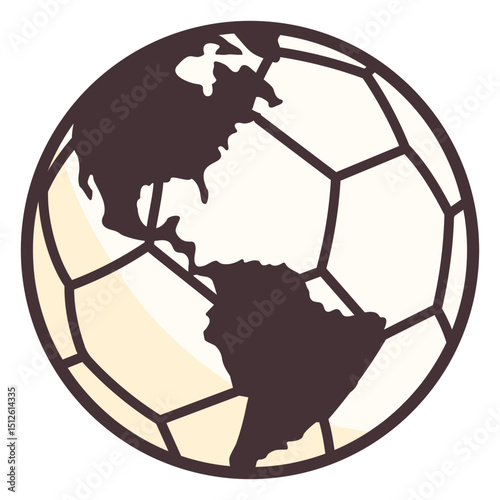 Soccer World Cup ball icon