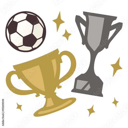Soccer World Cup classic elements