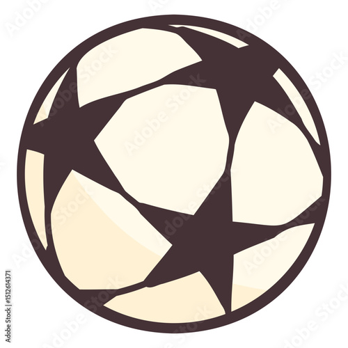 Symbolic World Cup soccer emblem