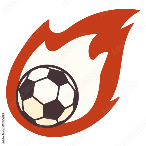 Iconic soccer competition symbol