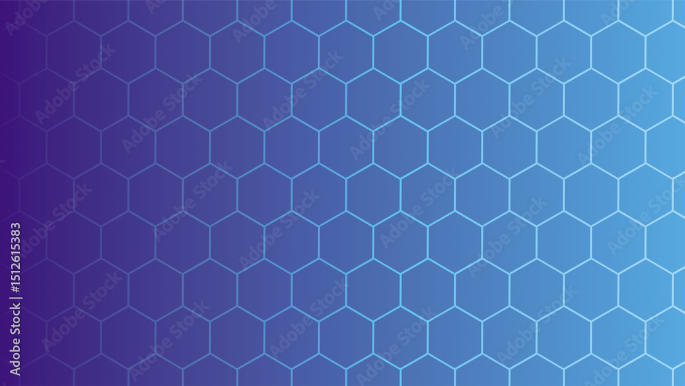Obraz premium abstract blue background hexagonal design