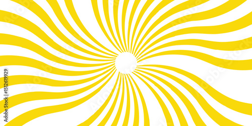 Ray stripes Funky ray elements, circle motifs, reminiscent of circus themes. Striped abstract twisted illusion background patterns. Comic light sunrise illustration bright sun beam starburst texture.