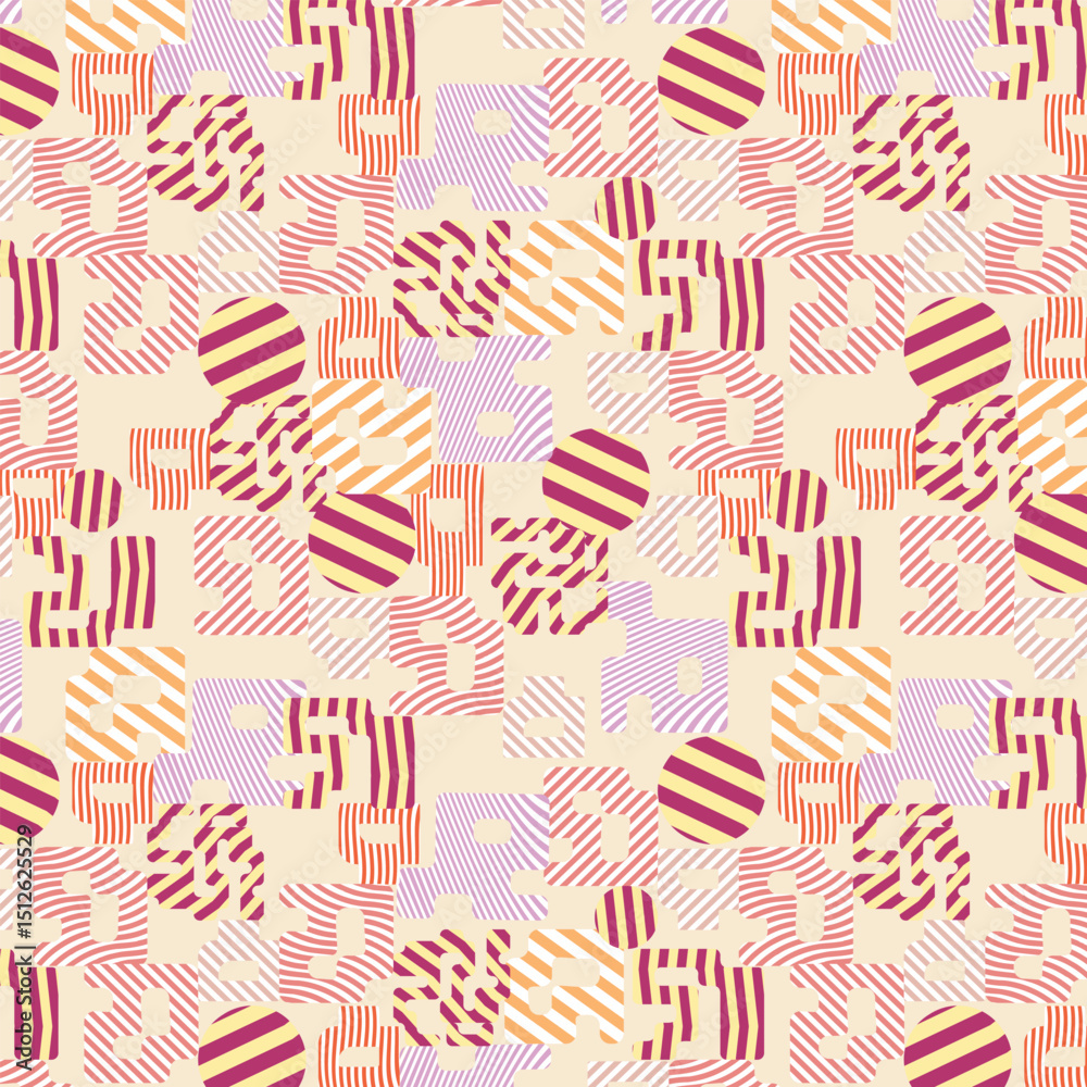 abstract geometric print