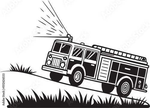 vector illustration of school bus