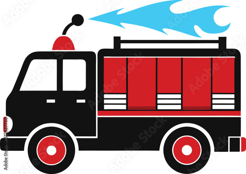 fire truck vector illustration