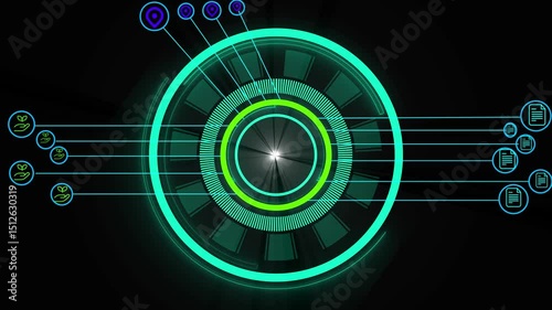 Business concept: Glowing text Export, Hand Drawn Business Icons in grunge dark room with Wooden Floor, black background