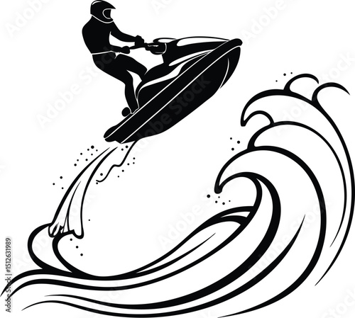 surfer and surfboard