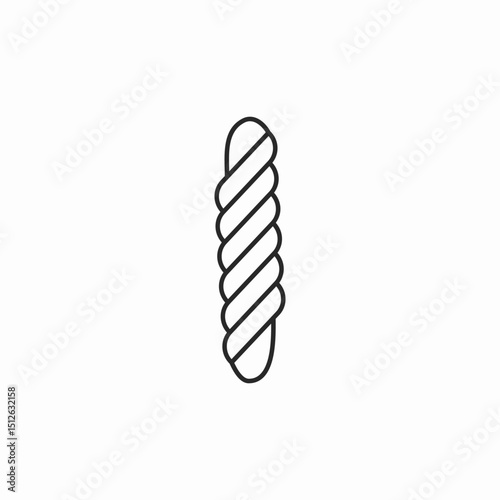 churros sweets icon sign vector