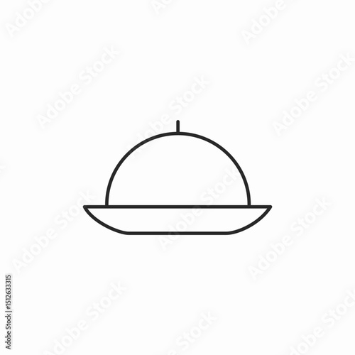 food tray icon sign vector
