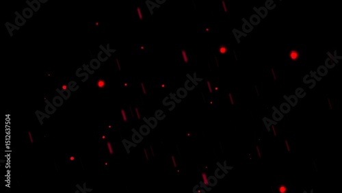 Red fire embers particles texture overlays . Burn effect on isolated black background. Design texture