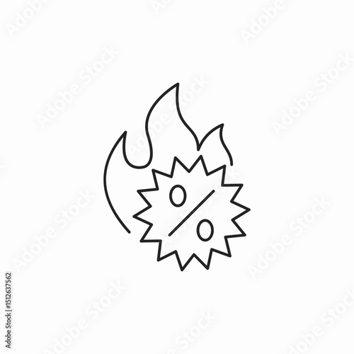 hot sale icon sign vector