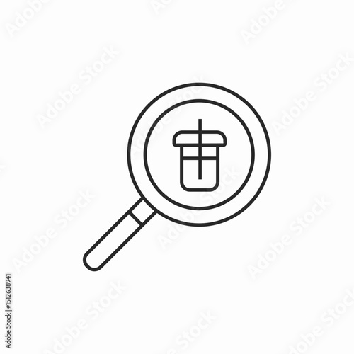 search food icon sign vector