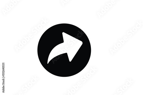 Free Download vector illustrations  arrow share icon black and white line art design  - GFXLoad